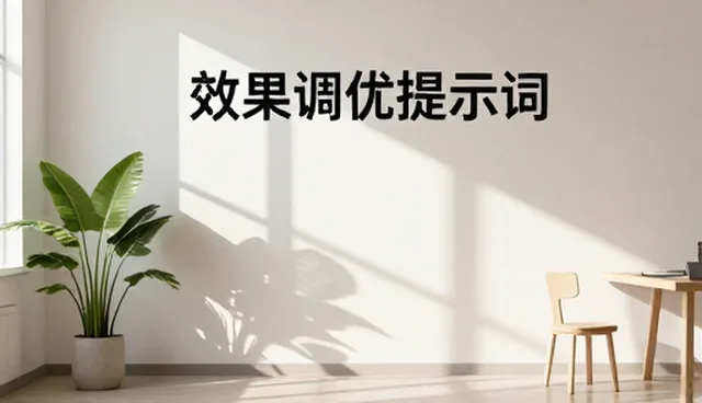 产品性能中的效果调优提示词理解误区
